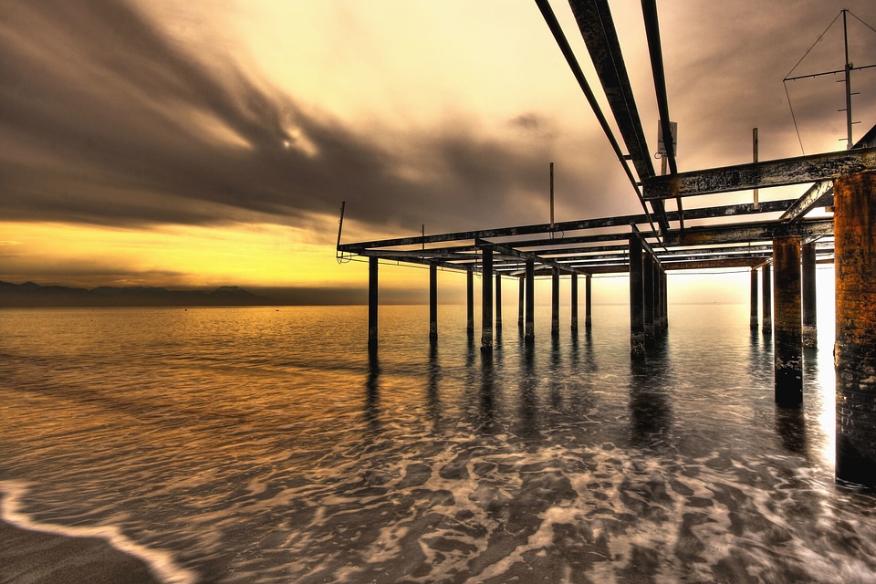 Beautiful Photo coast dock