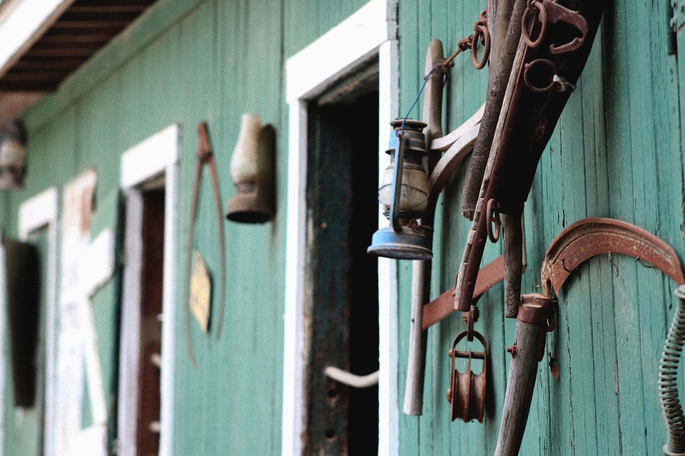 Antique door object