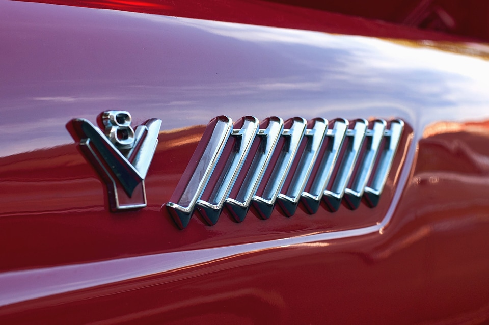 Car chrome metallic