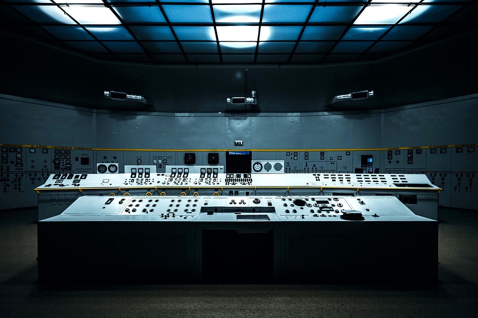 Dark interior room