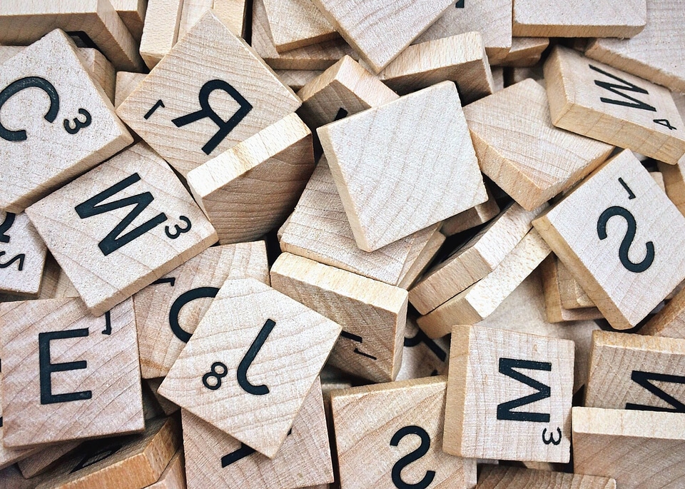 Board game letters