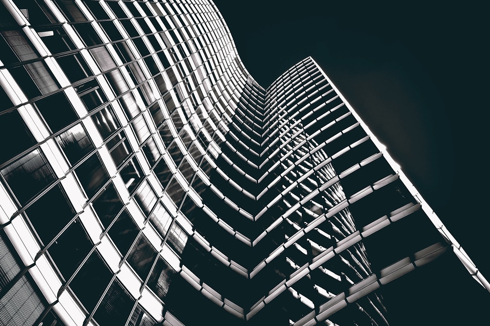 Architecture beautiful photo black and white