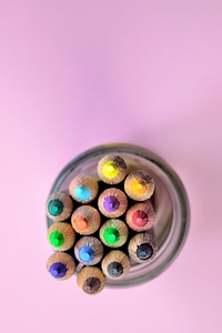 Colorful colors crayon