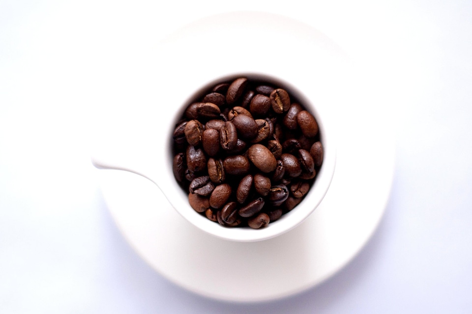 Black coffee coffee cup