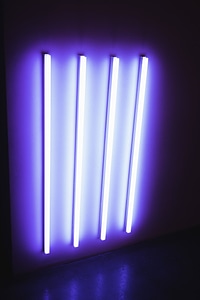 Electricity fluorescent light photo