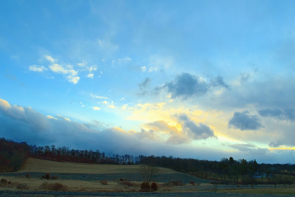 Cloud clouds dusk photo