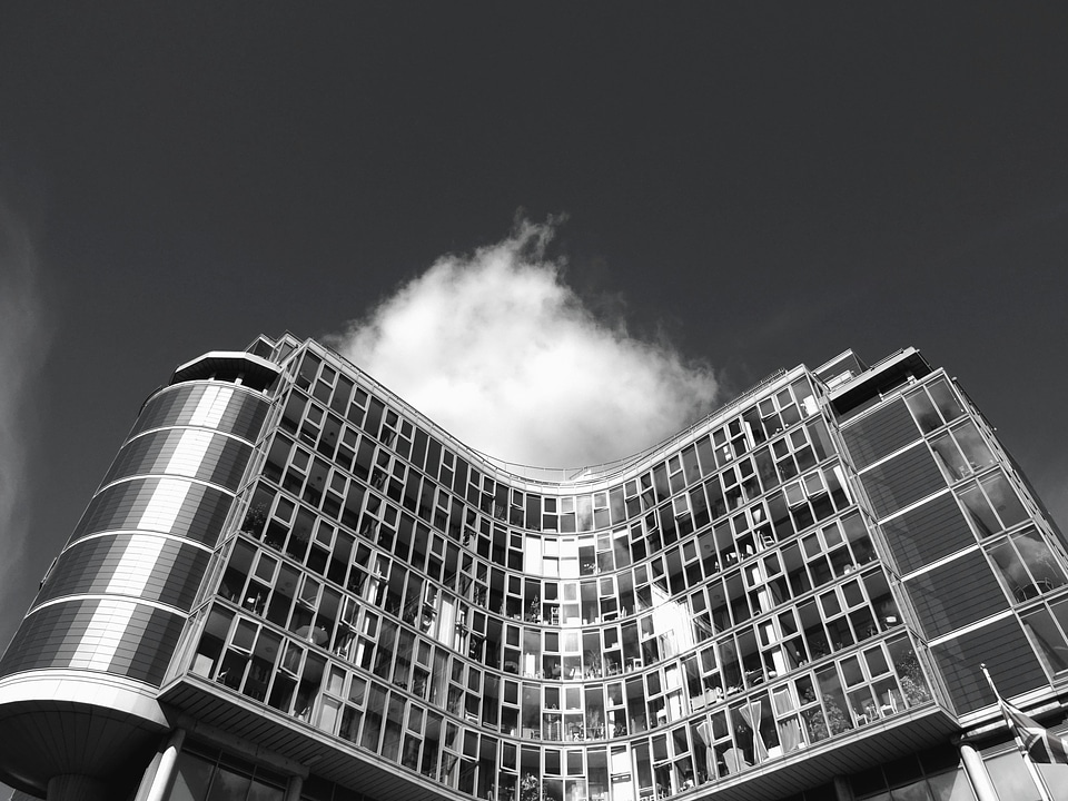 Architecture beautiful photo black and white