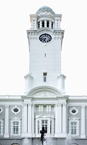 Architecture building clock
