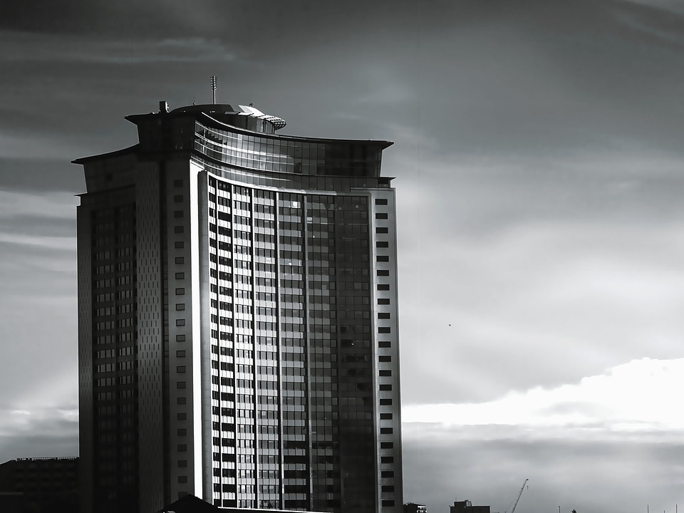 Architecture beautiful photo black and white