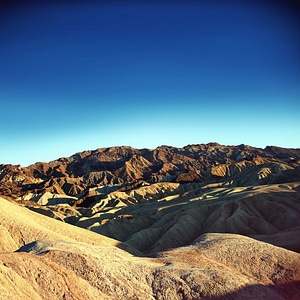 Daylight desert landscape