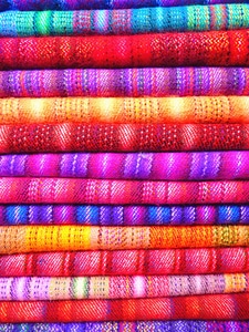 Color colorful fabric