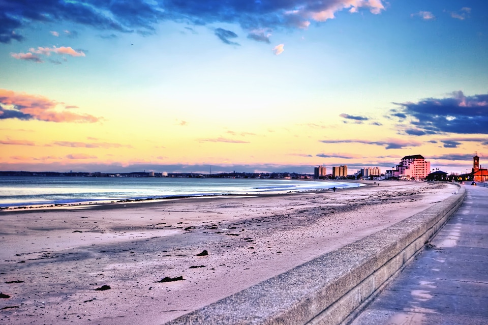 Architecture beach building