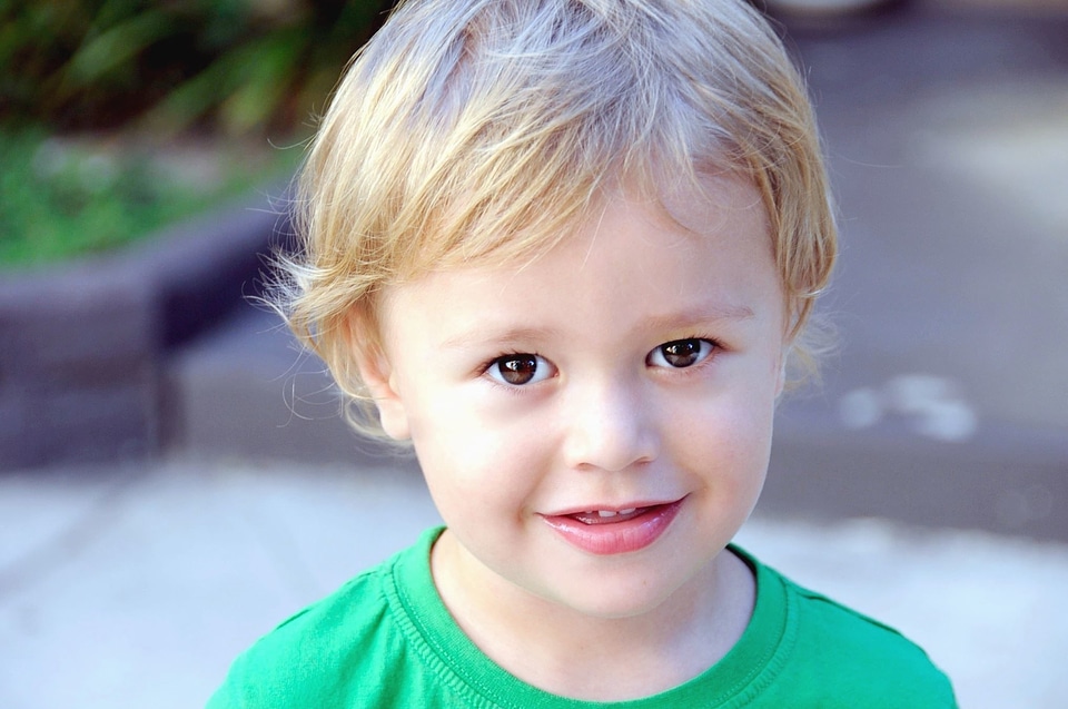 Beautiful Photo blonde hair child