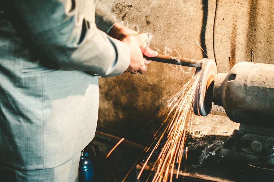 Handmade iron machine