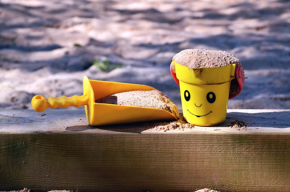 Childhood pail play