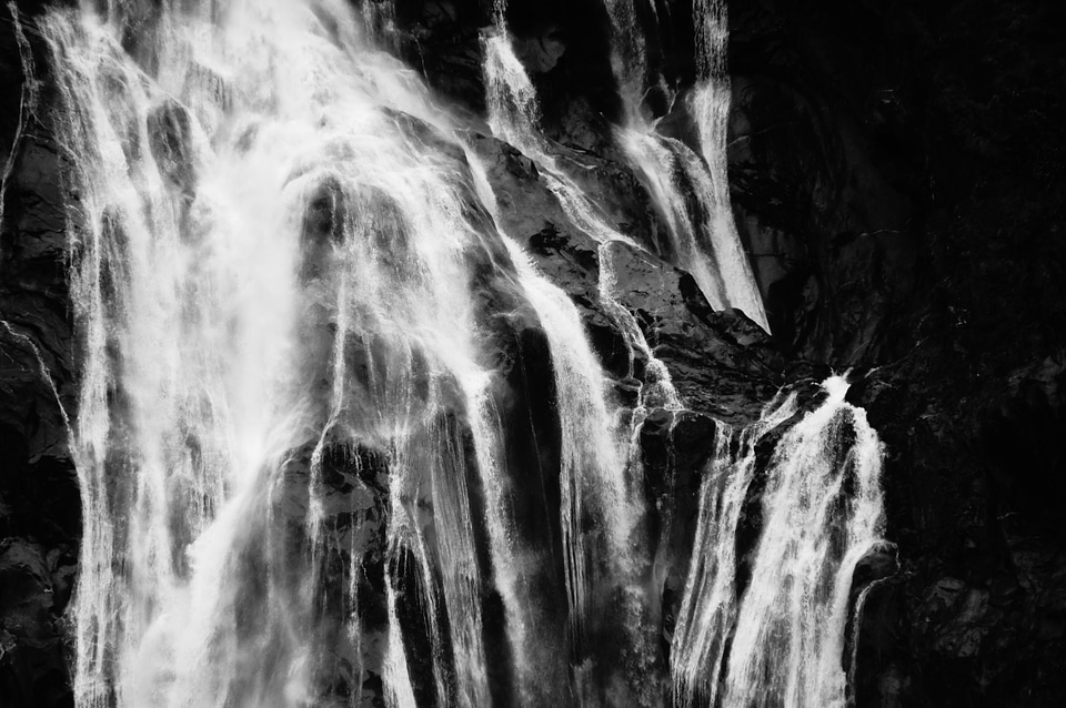 Hobbit waterfall water