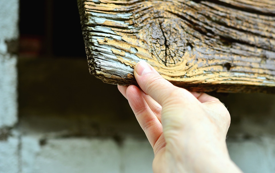 Brick facade hand