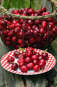 Basket cherry delicious