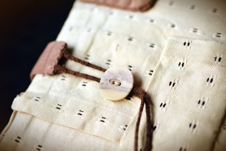 Button cover fabric