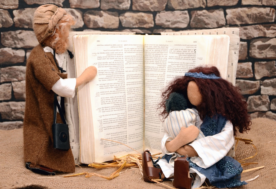 Book brick decoration