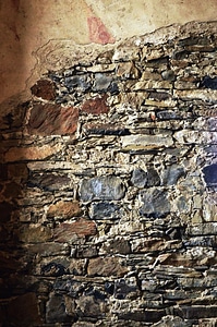 Antique brick facade