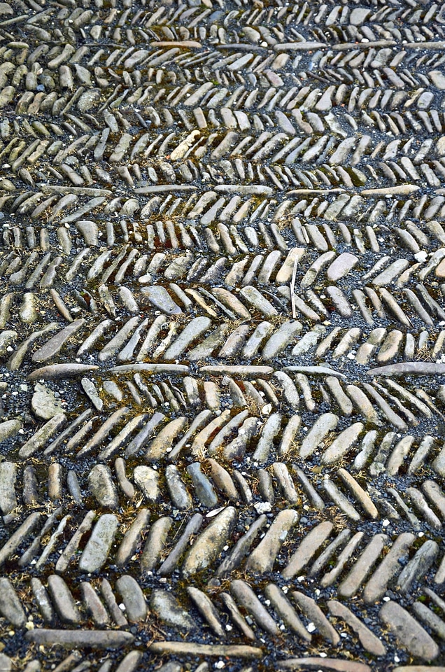 Pavement road stone photo