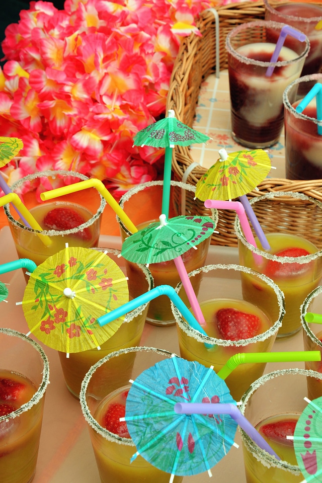 Beverage fruit juice glass