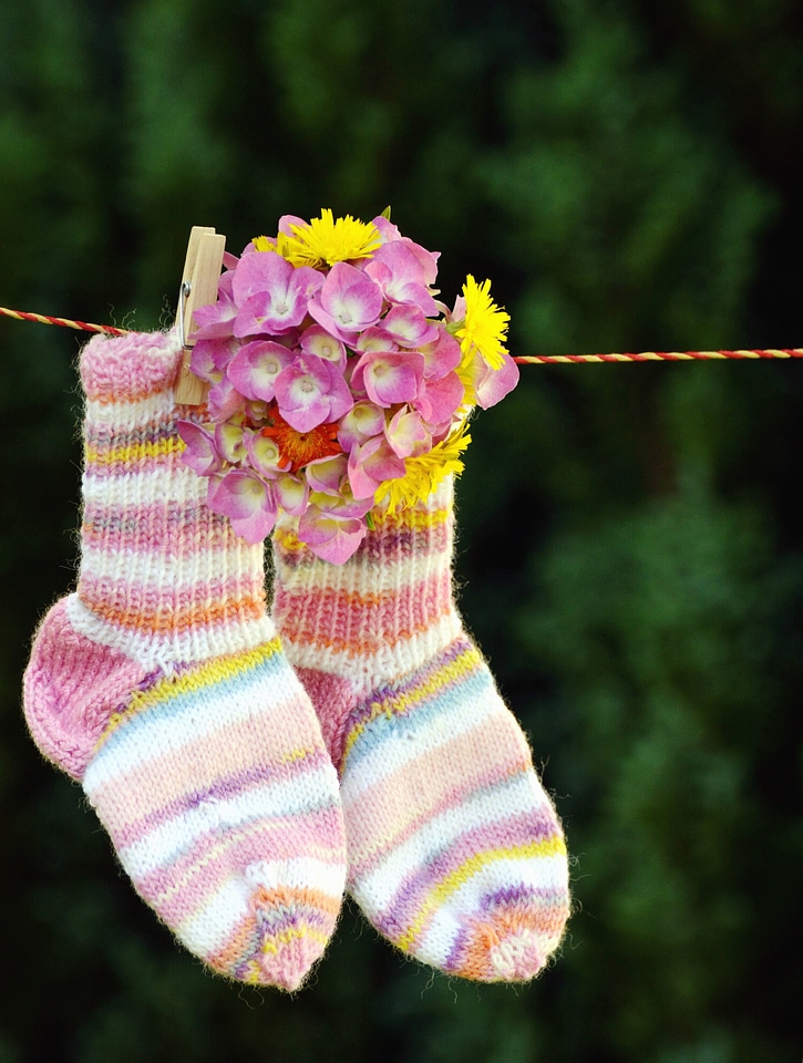 Child cloth flower