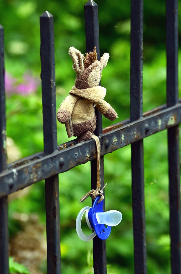 Metal pacifier plant