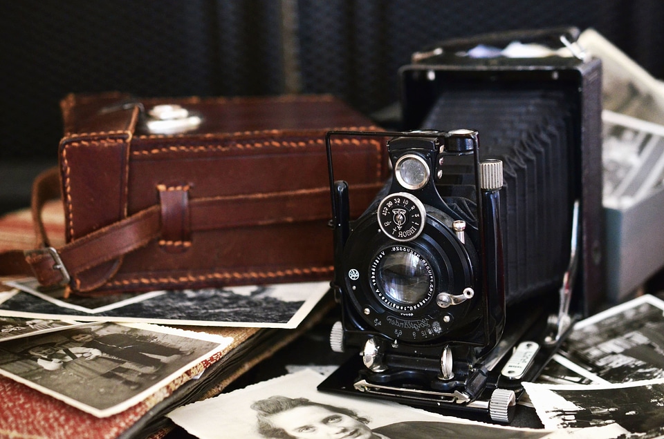 Antique beautiful photo image