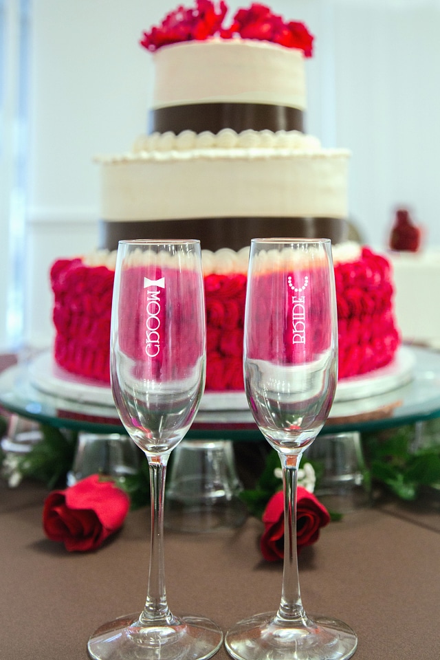 Celebration chocolate cake decoration