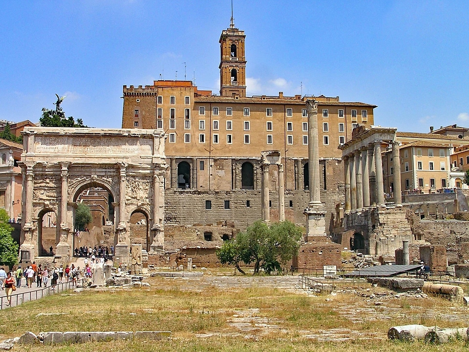 Ancient architecture building