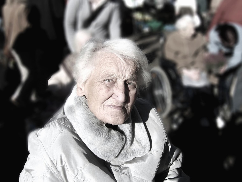 Face grandmother jacket