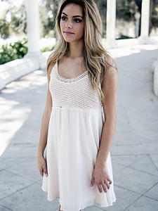 Blonde Hair face girl