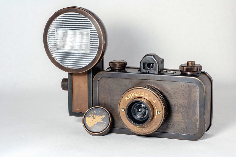 Antique beautiful photo camera