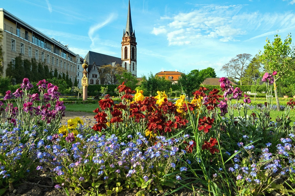 Building church flower