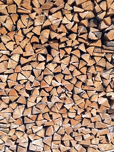 Complex firewood heating photo