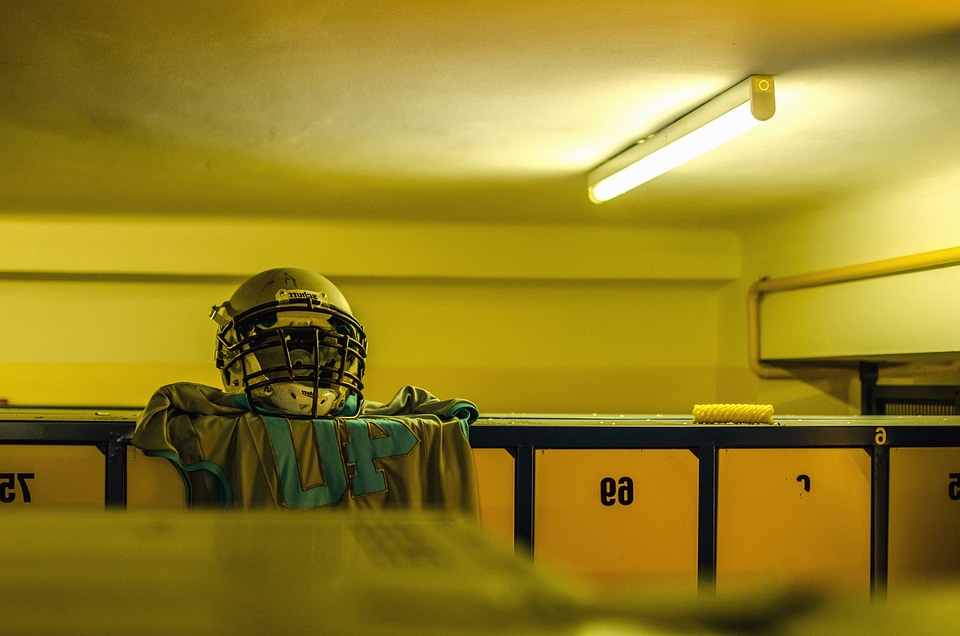 Football helmet sport