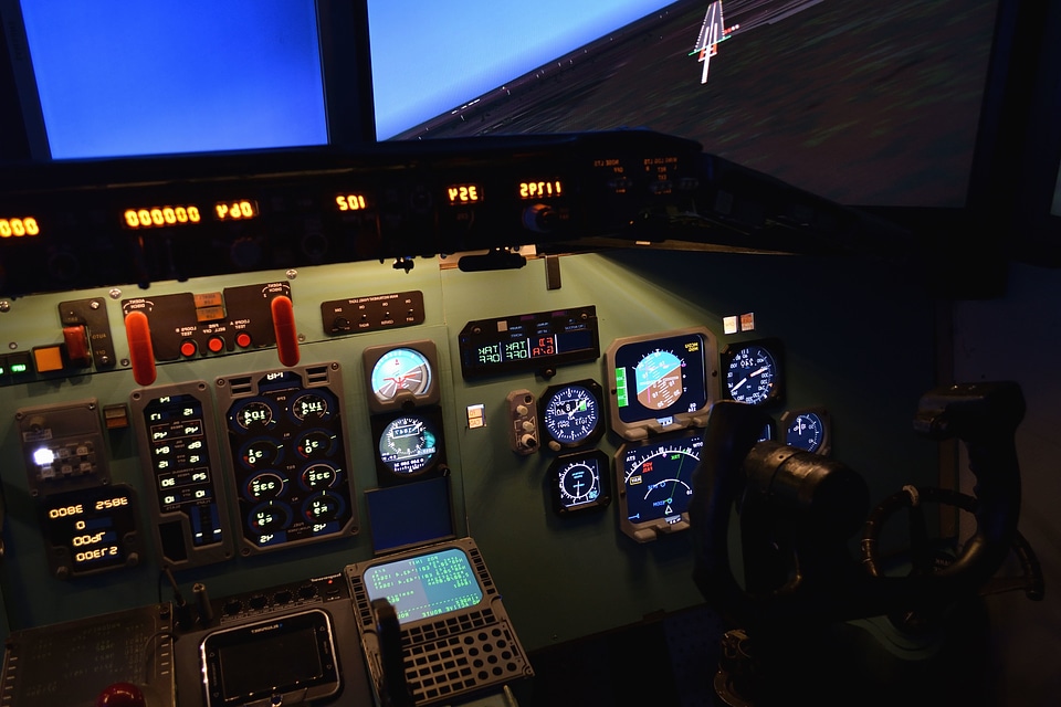 Air Force aircraft cockpit