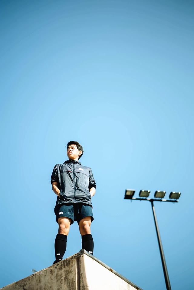 Boy building man