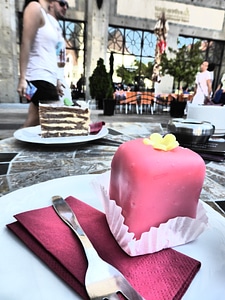 Sweetness coffee and cake fork