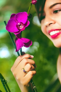 Beautiful bloom face