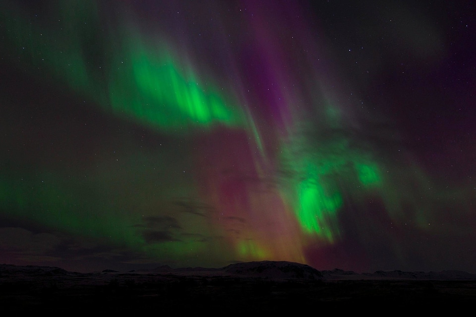 Aurora Borealis night sky