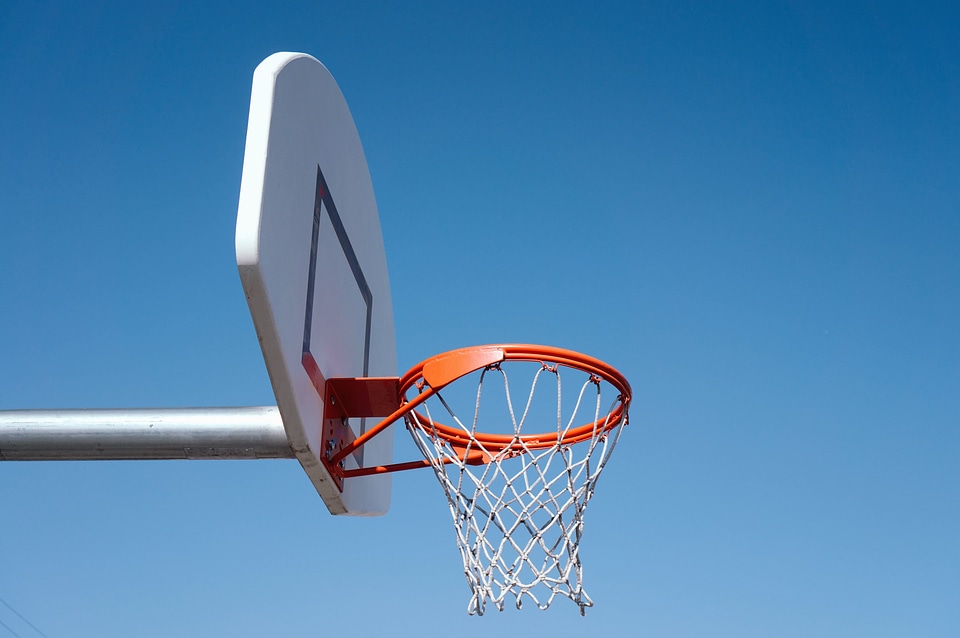 Athlete basketball basketball court