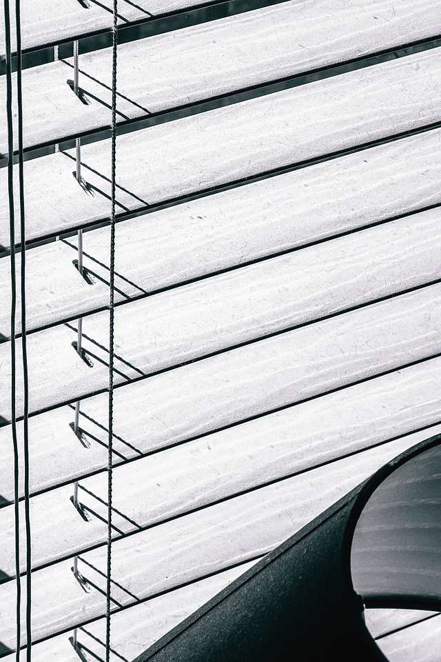 Black And White blinds cover
