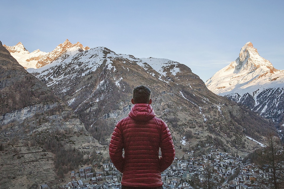 Man mountain nature