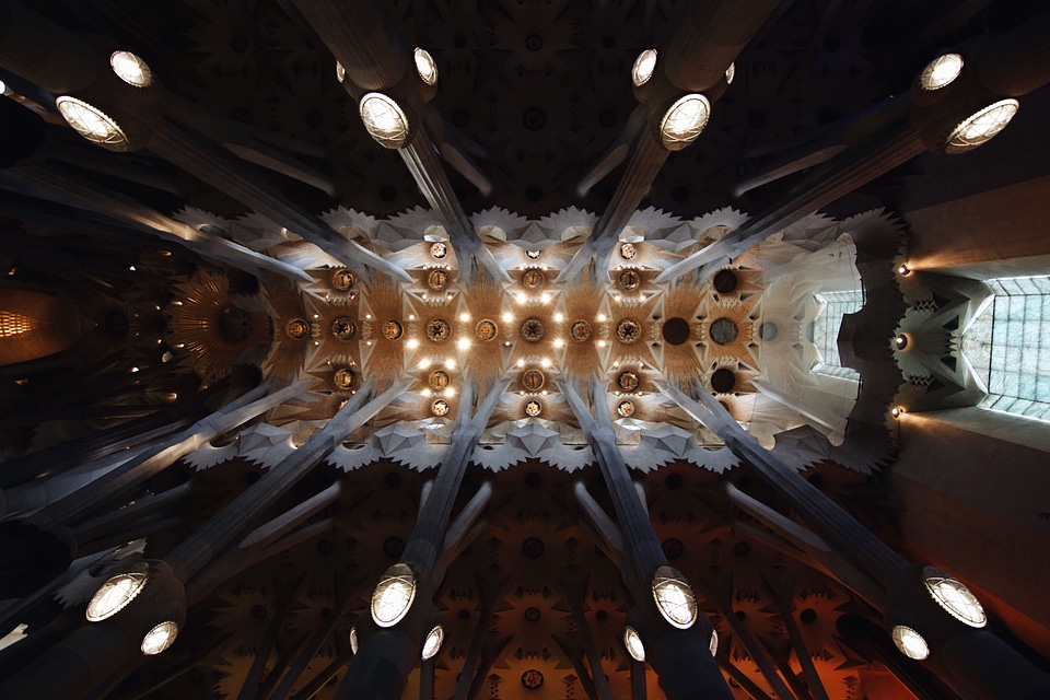 Architecture building ceiling