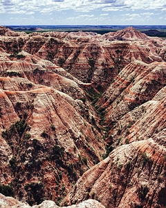 Canyon clouds desert