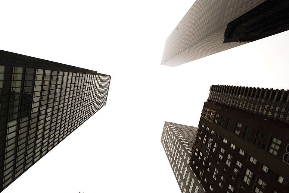 Architecture black and white buildings