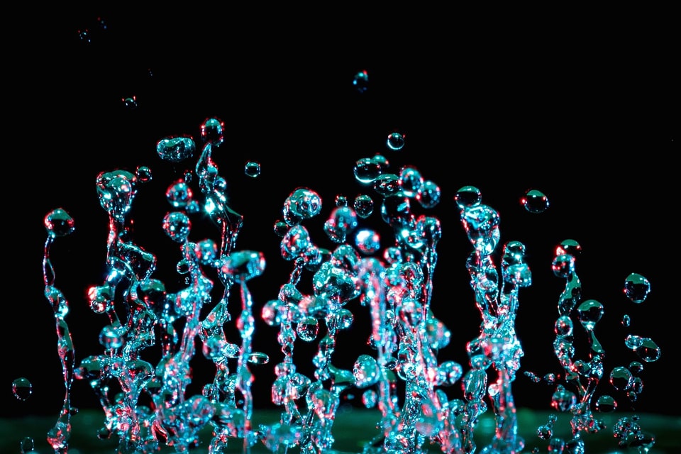 Abstract beautiful photo bubble